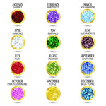 Load image into Gallery viewer, Birth Flower With Birthstone Pendant/Necklace
