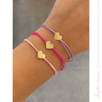 Load image into Gallery viewer, Sophistiqué Heart Rope Bracelet
