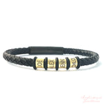 Load image into Gallery viewer, Personalized Cylindrical Names Bracelet
