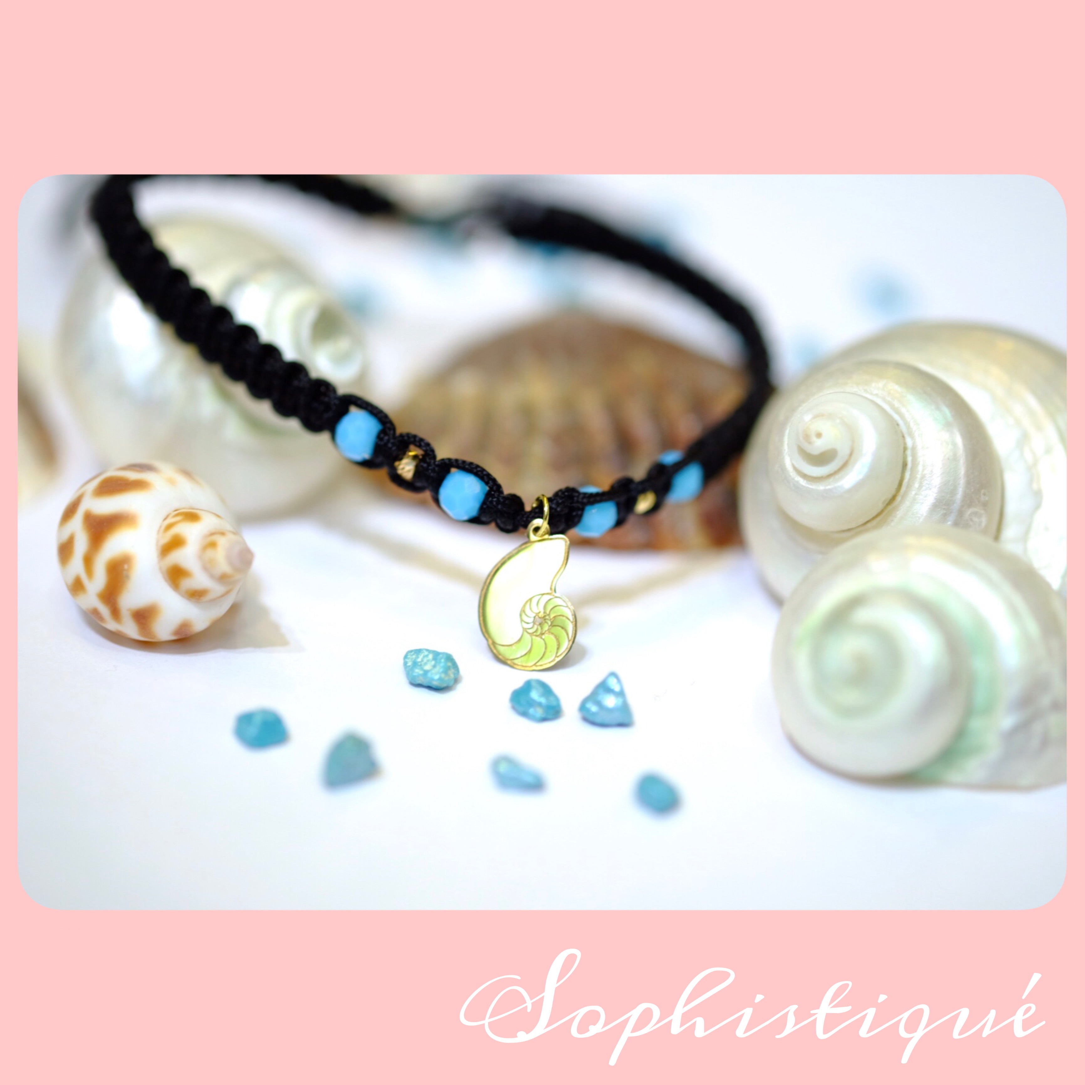 Fibonacci Seashell Anklet