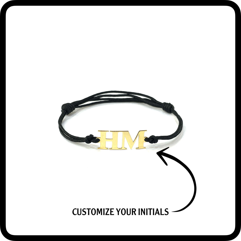 Customized Initials Men's Bracelet