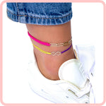 Load image into Gallery viewer, Chain With Rope Anklet
