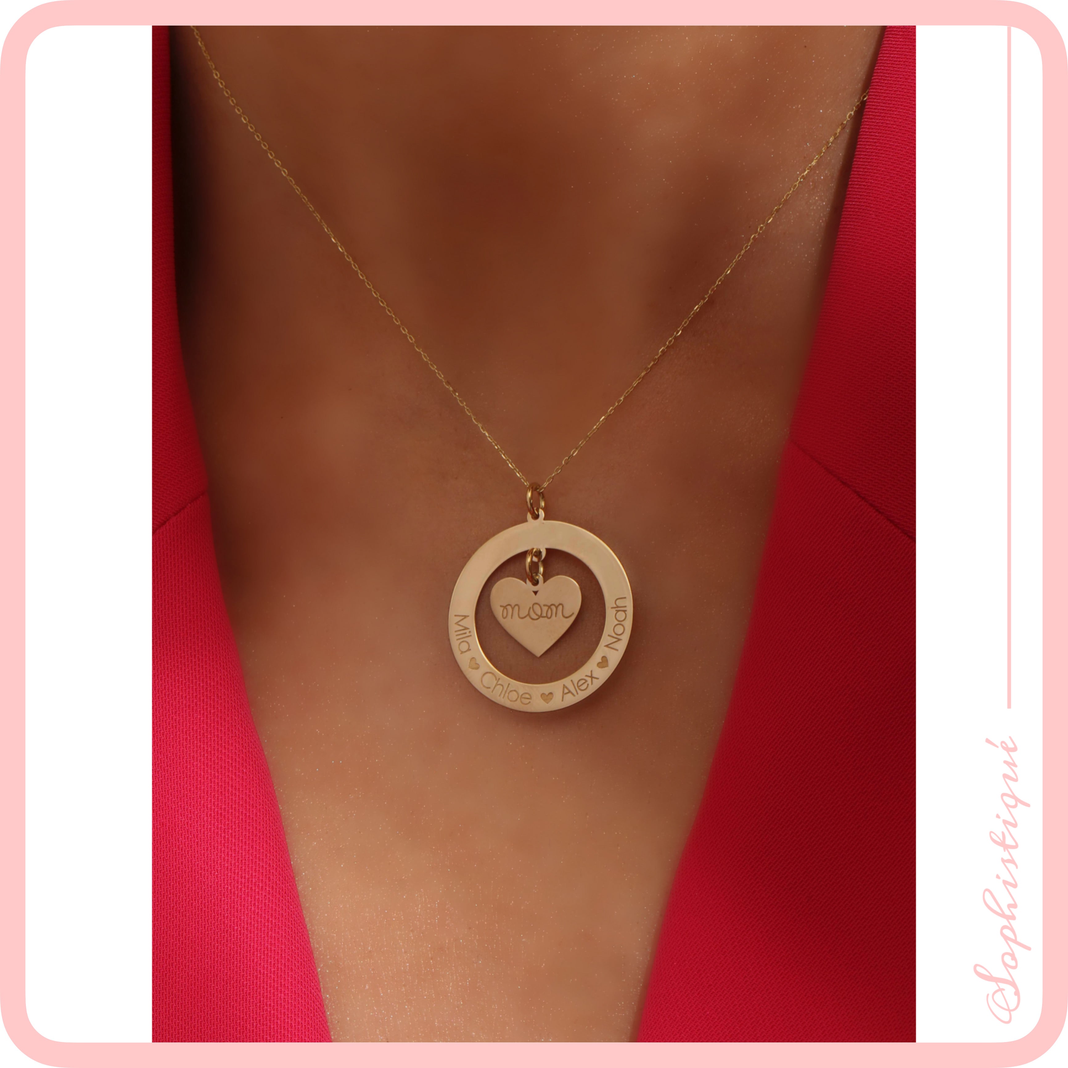 Mommy's Heart Necklace/Pendant