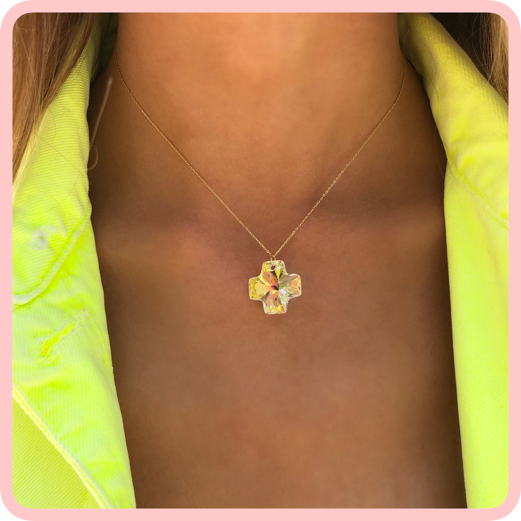 Swarovski Cross Necklace