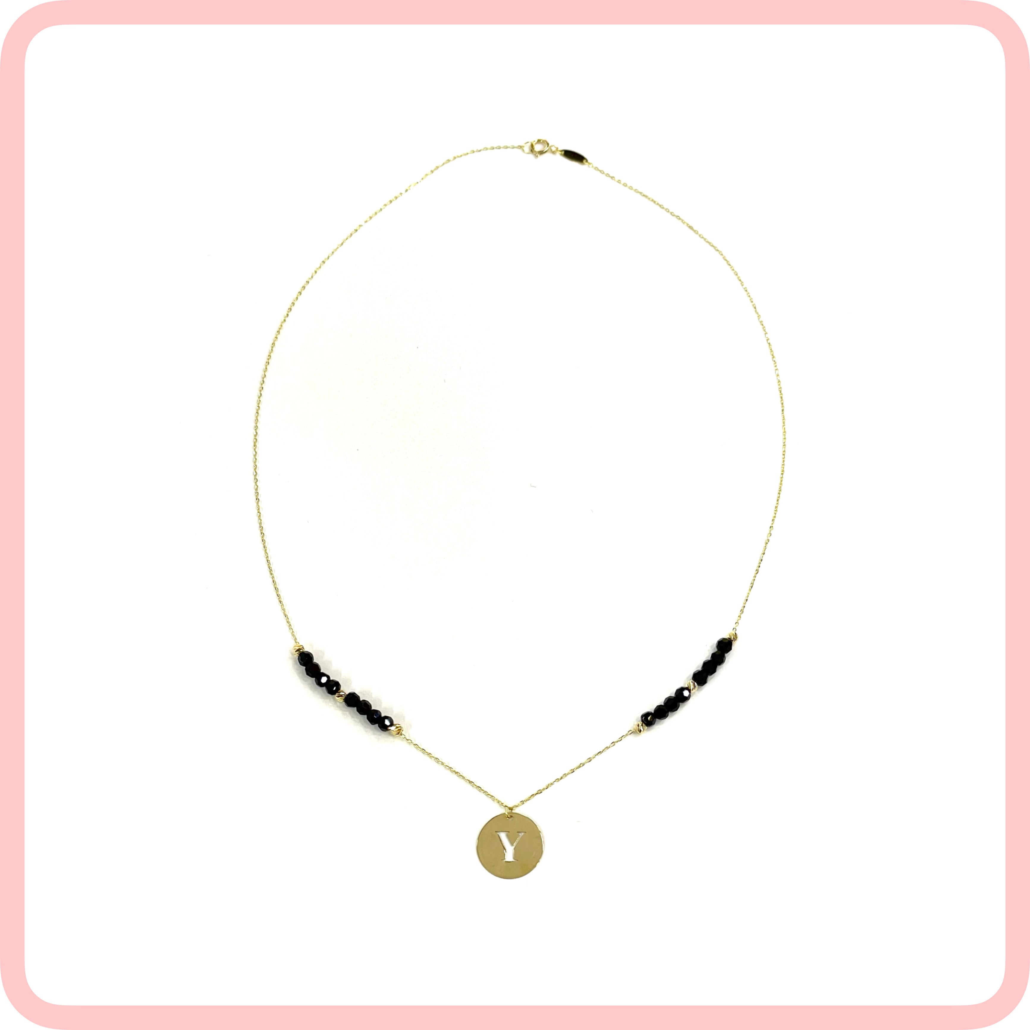 Letter Circle Necklace