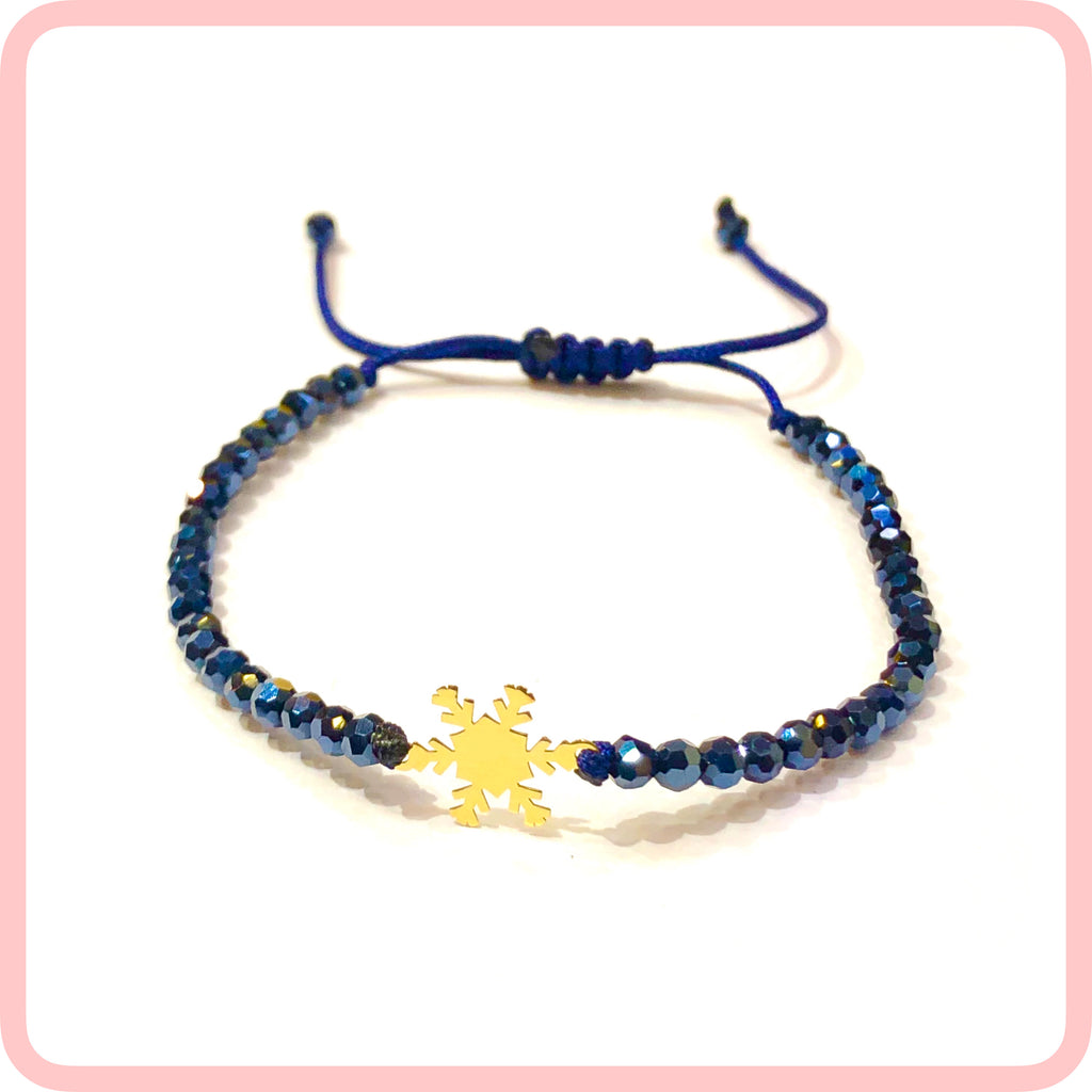 Snowflake Beads Bracelet