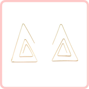Triangle Maze Earring