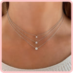 Load image into Gallery viewer, Stud Diamond Necklace
