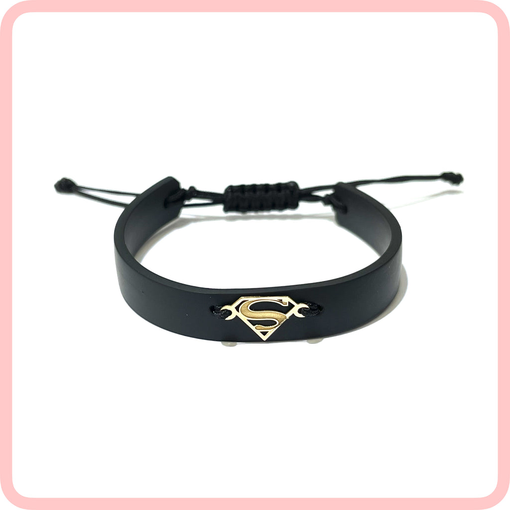 Superman On Rubber Bracelet