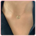 Load image into Gallery viewer, Empty Heart Necklace
